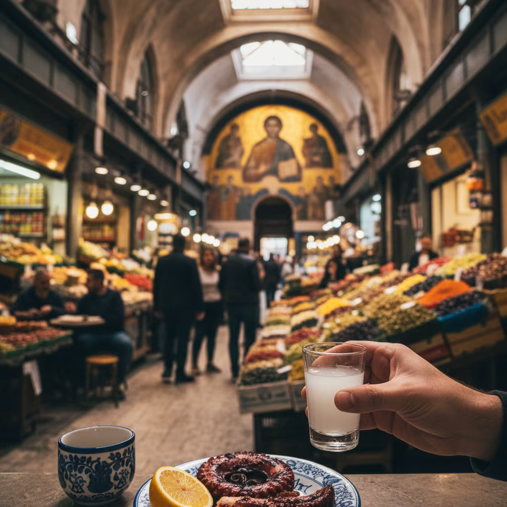Slow Days in Thessaloniki: Markets, Byzantine Art, Ouzo — Why this place