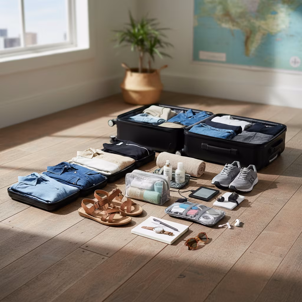 How to Pack a Carry-On for Three Weeks of Travel — The core principle